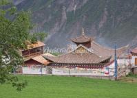 Temple at Three Parallel Rivers of Yunnan Protected Areas 