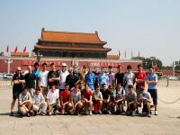 Foreign Students in Tiananmen Square