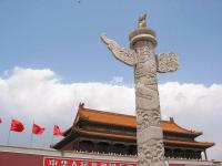 The Ornamental Column at Beijing Tiananmen Square