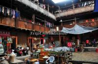 The Scenery in Tianluokeng Tulou Fujian