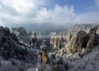 Tianzi Mountains in Winter