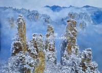 Tianzi Mountains in Wulingyuan China