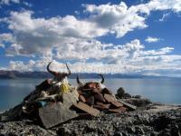 Pile of Mani Stones of Tibetan