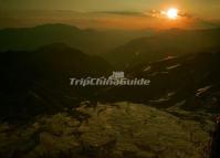 Sunset at Yuanyang Tiger Mouth Rice Terraces 