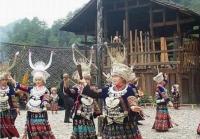 Performance at Upper Langde Miao Village Guizhou