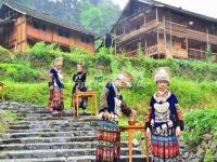 Upper Langde Miao Village Beautiful Miao Girls Guizhou