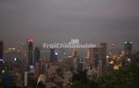 Victoria Peak Charming Night Scene China