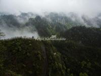 Wanfo Mountain in Fog