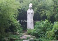 The Statue of Xuetao in Chengdu Wangjianglou Park 