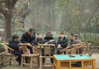 People Enjoy Their Time in Wangjianglou Park Chengdu