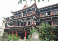 The Buildings in Chengdu Wenshu Temple 