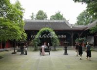 A Courtyard of Chengdu Wenshu Temple 