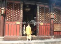 Monks at Wenshu Temple Chengdu