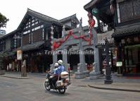 Wenshufang Street Patrolmen Chengdu