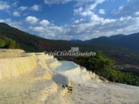 Beautiful White Water Terraces Shangri-La