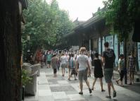 Busy Wide and Narrow Lane China