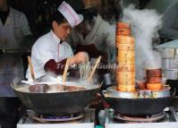 A Snack Stall in Chengdu Wide and Narrow Lane 