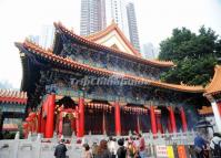 Spectacular Building at Wong Tai Sin Temple Hong Kong