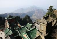 Architecture at Wudang Mountain Hubei China