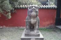 Wuhou Memorial Temple Stone Lion China