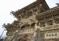 Architecture at Mount Wutai Shanxi 