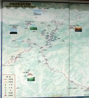 Wutai Mountain Tourist Map China