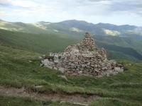 A Pile of Mani Stones in Wutai Mountain