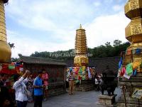 The Golden Pagodas in Daxiantong Temple