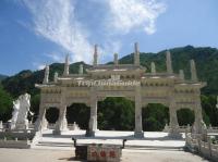 The Decorated Archway in Baiyun Temple of Wutai Mountain