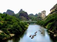 Bamboo Ride in Jiuqu Stream in Mount Wuyi 