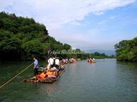 Bamboo Rafting in the Nine-bend River of Wuyi Mountains