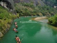 The 9-Bend Stream in Wuyi Mountain 