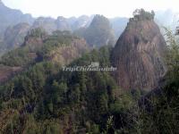 The Danxia Landform in Wuyi Mountains