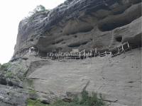 The Hanging Coffins in Mount Wuyi, China