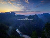 Sunset in Wuyi Mountains