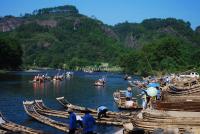 The Bamboo Rafts in Wuyi Mountains