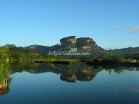 A Distance View of the Great King Peak in Wuyi Mountains