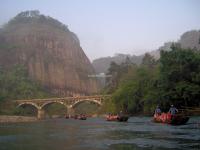 The Nine-Bend River in Wuyi Mountains