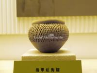 A Pottery with Nail Patterns in Xi'an Banpo Museum