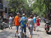 Tourists Visit Xi'an Muslim Quarters