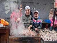 A Muslim Food Stall in Xi'an Muslim Quarters