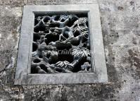 A Stone Carving Ornamental Perforated Window