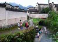 Sketching at Xidi Old Village China