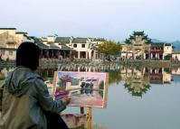 Sketching at Xidi Village Huangshan City