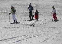Skiing in Xiling Snow Mountain Ski Resort