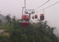 Cable Car in Chengdu Xiling Snow Mountain