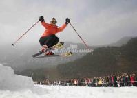 Skiing in Xiling Snow Mountain