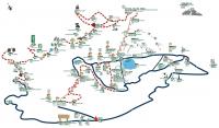 Xiling Snow Mountain Map