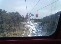 The Cable Cars in Xiling Snow Mountain