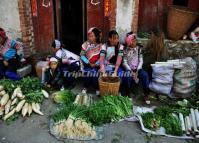 Local Market at Xinjie Town 